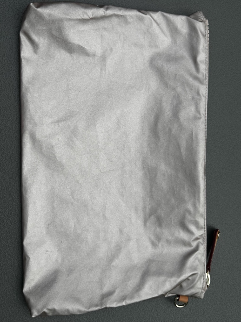 Mz Wallace New Metallic Gold Pouch With Tan Leather Diamond Patch View 5